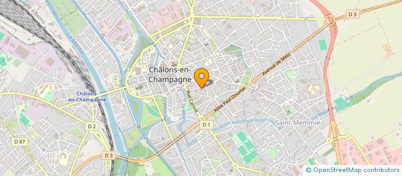 localisation de l'entreprise DIRECTION DEPARTEMENTALE FINANCES PUBLIQUES MARNE à CHALONS-EN-CHAMPAGNE