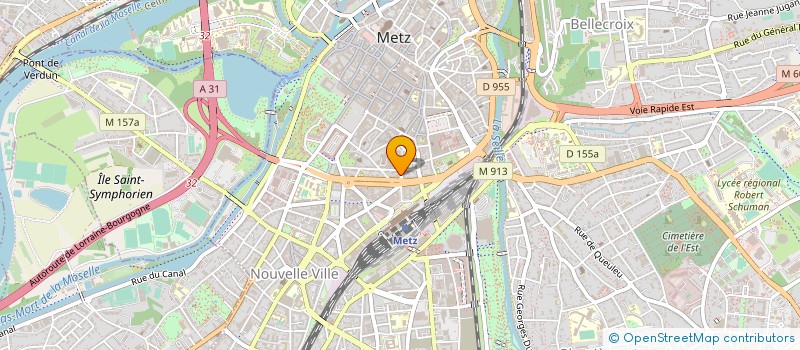localisation de l'entreprise DIRECTION DEPARTEMENTALE FINANCES PUBLIQUES MOSELLE à METZ