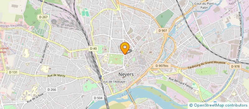 localisation de l'entreprise DIRECTION DEPARTEMENTALE FINANCES PUBLIQUES NIEVRE à NEVERS