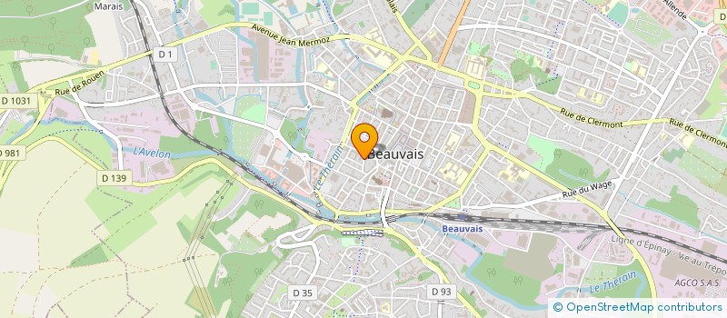 localisation de l'entreprise DIRECTION DEPARTEMENTALE FINANCES PUBLIQUES OISE à BEAUVAIS