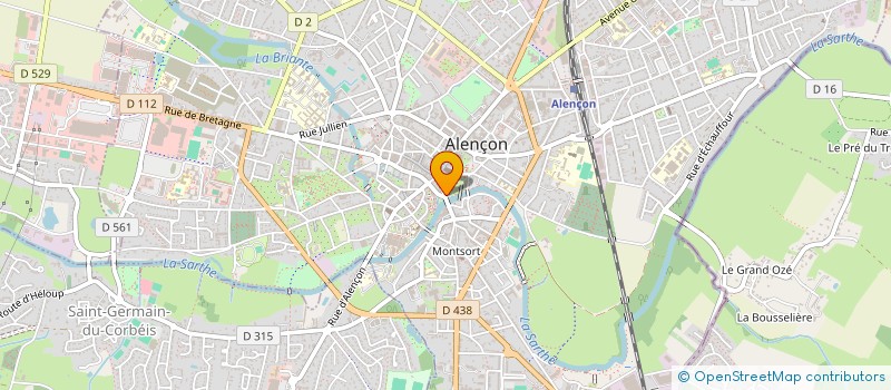 localisation de l'entreprise DIRECTION DEPARTEMENTALE FINANCES PUBLIQUES ORNE à ALENCON