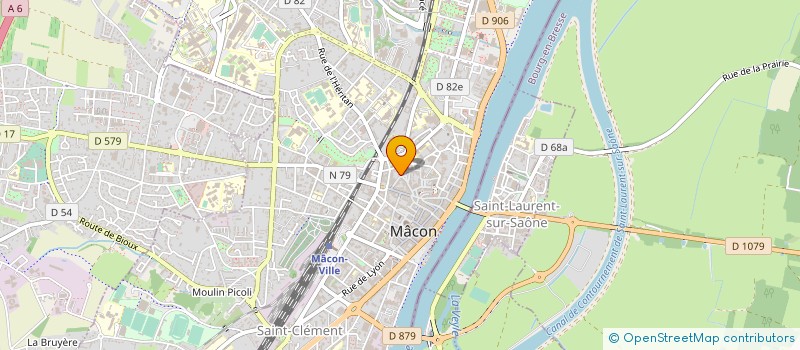 localisation de l'entreprise DIRECTION DEPARTEMENTALE FINANCES PUBLIQUES SAONE ET LOIRE à MACON
