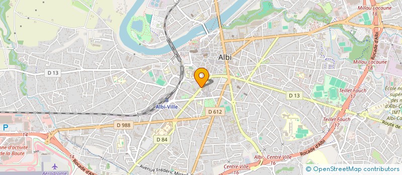 localisation de l'entreprise DIRECTION DEPARTEMENTALE FINANCES PUBLIQUES TARN à ALBI