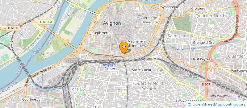 localisation de l'entreprise DIRECTION DEPARTEMENTALE FINANCES PUBLIQUES VAUCLUSE à AVIGNON