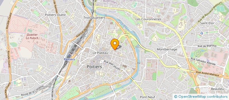 localisation de l'entreprise DIRECTION DEPARTEMENTALE FINANCES PUBLIQUES VIENNE  POITIERS