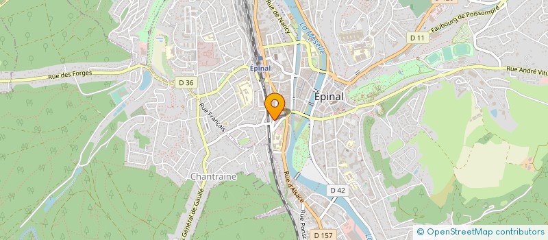 localisation de l'entreprise DIRECTION DEPARTEMENTALE FINANCES PUBLIQUES VOSGES à EPINAL
