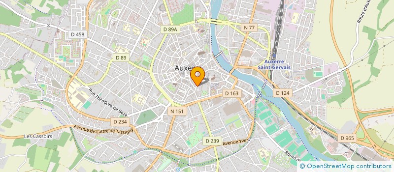 localisation de l'entreprise DIRECTION DEPARTEMENTALE FINANCES PUBLIQUES YONNE à AUXERRE