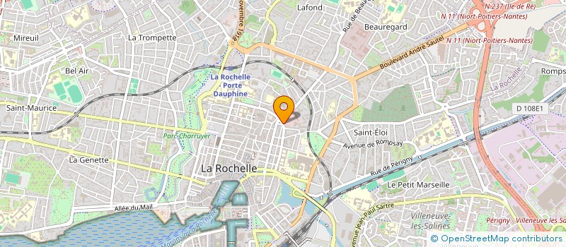 localisation de l'entreprise DIRECTION DEPARTEMENTALE PROTECTION POPULATIONS CHARENTE-MARITIME à LA ROCHELLE