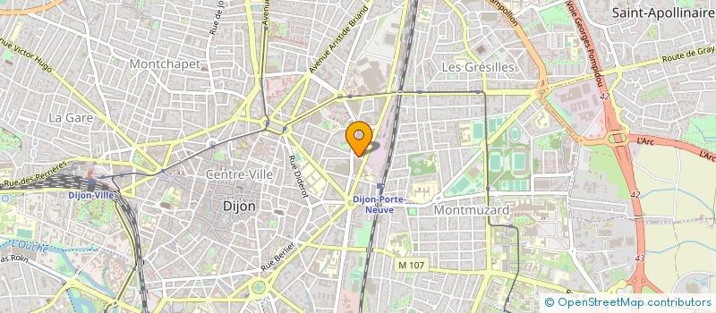 localisation de l'entreprise DIRECTION DEPARTEMENTALE PROTECTION POPULATIONS COTE-D'OR à DIJON