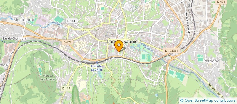 localisation de l'entreprise DIRECTION DEPARTEMENTALE TERRITOIRES JURA à LONS-LE-SAUNIER