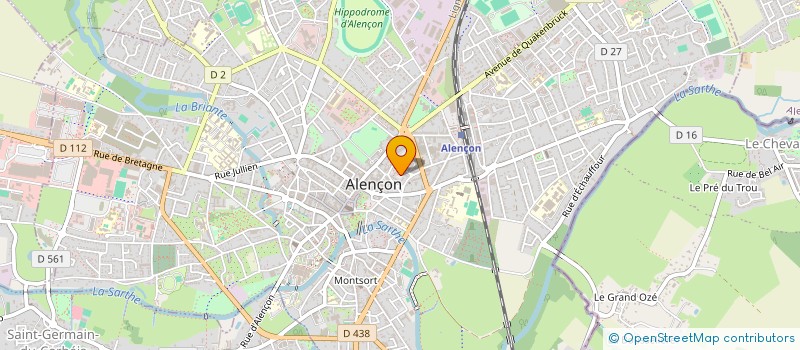 localisation de l'entreprise DIRECTION DEPARTEMENTALE TERRITOIRES ORNE à ALENCON