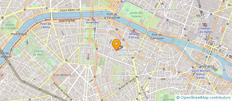 localisation de l'entreprise DIRECTION DES AFFAIRES FINANCIERES à PARIS