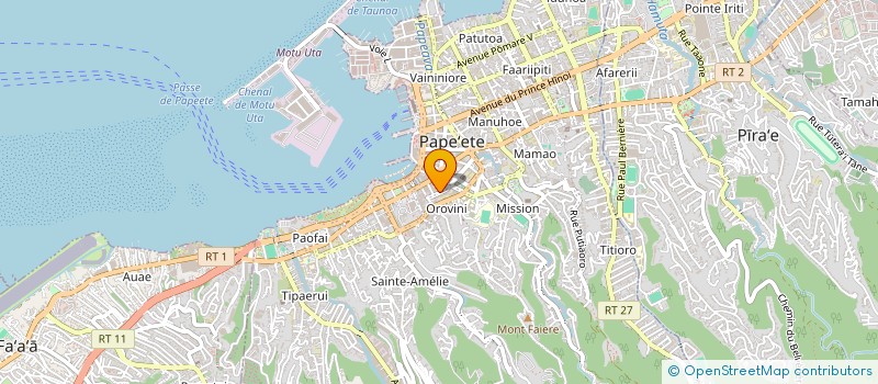 localisation de l'entreprise DIRECTION DES FINANCES PUBLIQUES DE LA POLYNESIE FRANCAISE à PAPEETE
