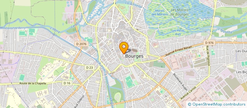 localisation de l'entreprise DIRECTION DES OEUVRES à BOURGES