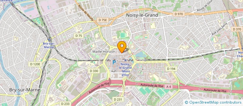 localisation de l'entreprise DIRECTION DES PROJETS NUMERIQUES à NOISY-LE-GRAND