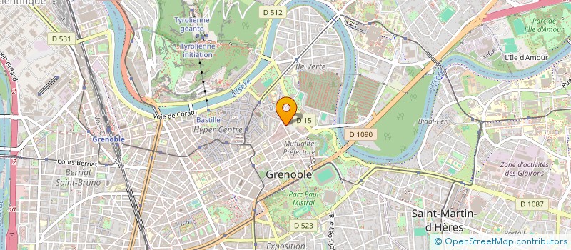 localisation de l'entreprise DIRECTION DES SERVICES DEPARTEMENTAUX DE L'EDUCATION NATIONALE DE L'ISERE  GRENOBLE