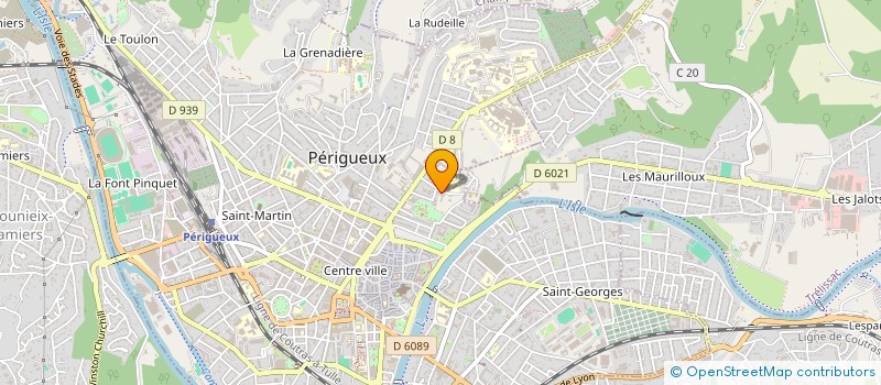 localisation de l'entreprise DIRECTION DES SERVICES DEPARTEMENTAUX DE L'EDUCATION NATIONALE DE LA DORDOGNE  PERIGUEUX