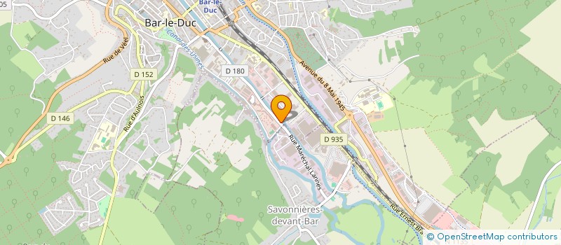 localisation de l'entreprise DIRECTION DES SERVICES DEPARTEMENTAUX DE L EDUCATION NATIONALE DE LA MEUSE à BAR-LE-DUC