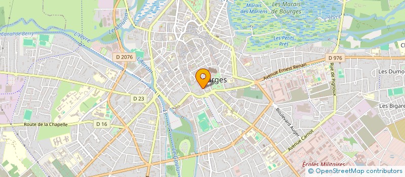 localisation de l'entreprise DIRECTION DES SERVICES DEPARTEMENTAUX DE L'EDUCATION NATIONALE DU CHER  BOURGES