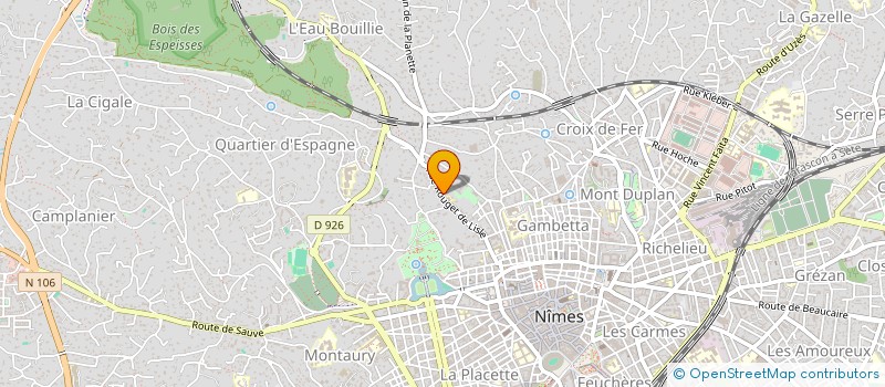 localisation de l'entreprise DIRECTION DES SERVICES DEPARTEMENTAUX DE L'EDUCATION NATIONALE DU GARD  NIMES