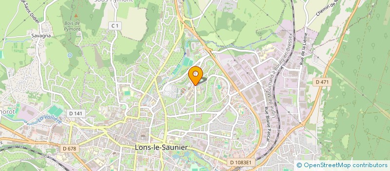 localisation de l'entreprise DIRECTION DES SERVICES DEPARTEMENTAUX DE L'EDUCATION NATIONALE DU JURA  LONS-LE-SAUNIER