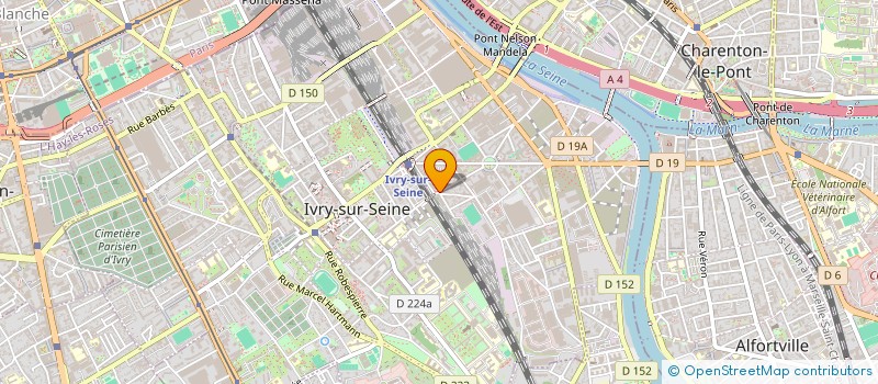 localisation de l'entreprise DIRECTION DES SERVICES PENITENTIAIRES D'OUTRE-MER  IVRY-SUR-SEINE