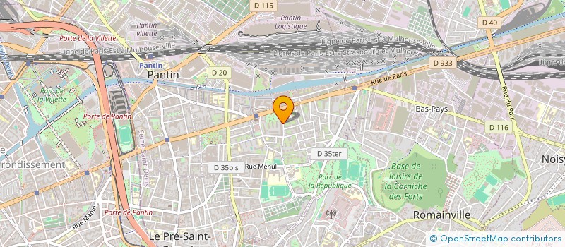 localisation de l'entreprise DIRECTION DES VERIFICATIONS NATIONALES ET INTERNATIONALES à ROMAINVILLE