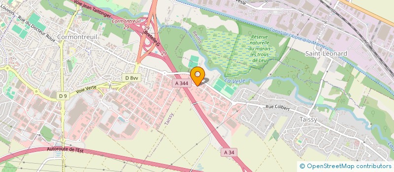 localisation de l'entreprise DIRECTION DIOCESAINE ENSEIGT PRIVE CATHO  TAISSY