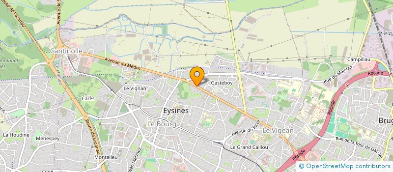 localisation de l'entreprise DIRECTION ET PRIORITES  EYSINES