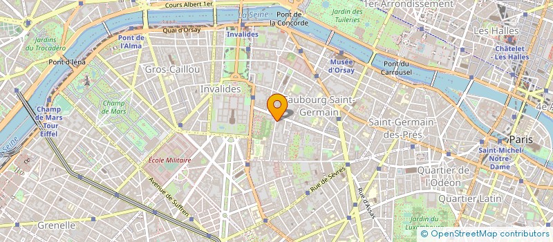 localisation de l'entreprise DIRECTION GENERALE DE LA PERFORMANCE ECONOMIQUE ET ENVIRONNEMENTALE DES ENTREPRISES à PARIS