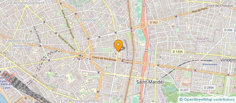 localisation de l'entreprise DIRECTION GENERALE DES ETRANGERS EN FRANCE à PARIS
