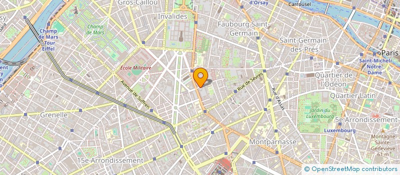 localisation de l'entreprise DIRECTION GENERALE DES OUTRE-MER à PARIS