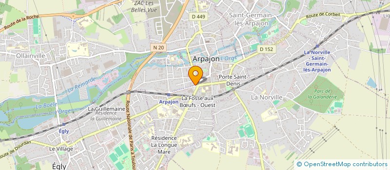 localisation de l'entreprise DIRECTION GENERALE SOLIDARITE HAMONIENNE  ARPAJON