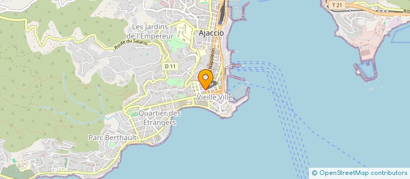 localisation de l'entreprise DIRECTION INTERDEPARTEMENTALE DE LA POLICE NATIONALE DE LA CORSE-DU-SUD à AJACCIO