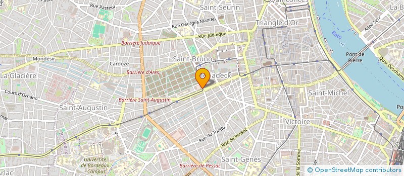 localisation de l'entreprise DIRECTION INTERDEPARTEMENTALE DE LA POLICE NATIONALE DE LA GIRONDE à BORDEAUX