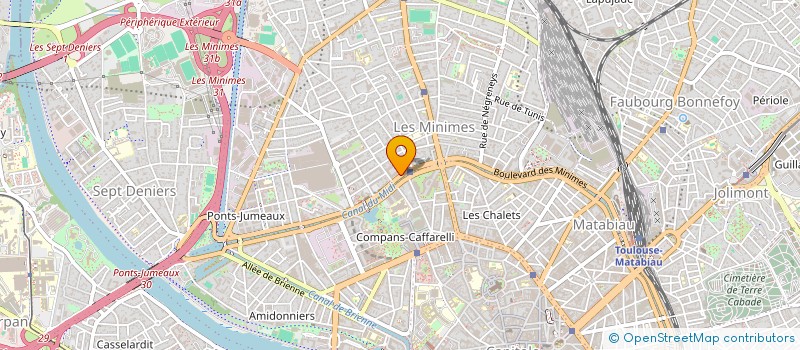 localisation de l'entreprise DIRECTION INTERDEPARTEMENTALE DE LA POLICE NATIONALE DE LA HAUTE-GARONNE à TOULOUSE