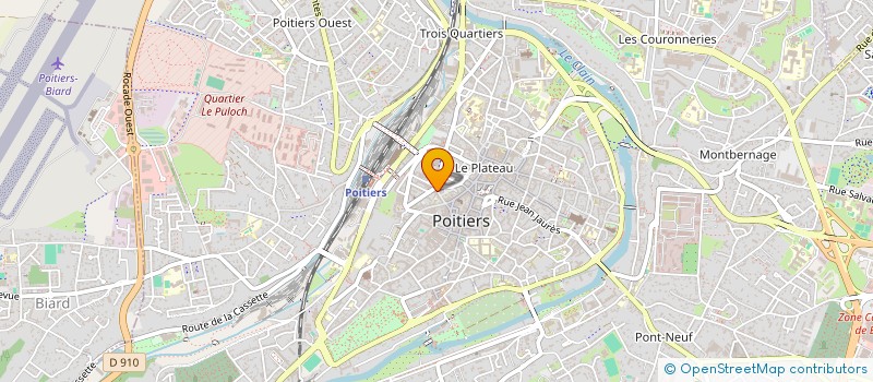 localisation de l'entreprise DIRECTION INTERDEPARTEMENTALE DE LA POLICE NATIONALE DE LA VIENNE à POITIERS