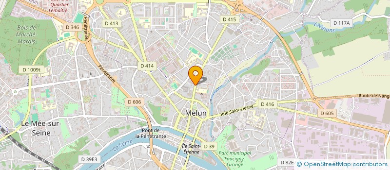 localisation de l'entreprise DIRECTION INTERDEPARTEMENTALE DE LA POLICE NATIONALE DE SEINE-ET-MARNE à MELUN
