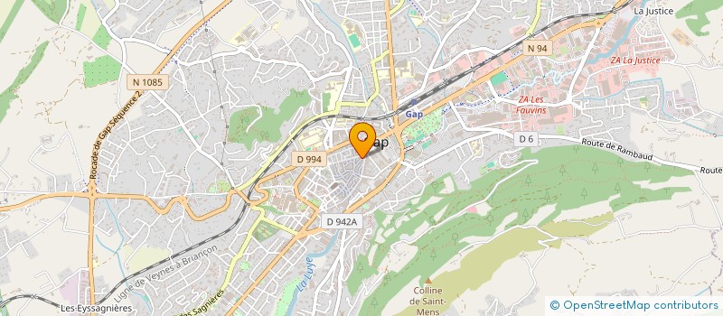 localisation de l'entreprise DIRECTION INTERDEPARTEMENTALE DE LA POLICE NATIONALE DES HAUTES-ALPES  GAP