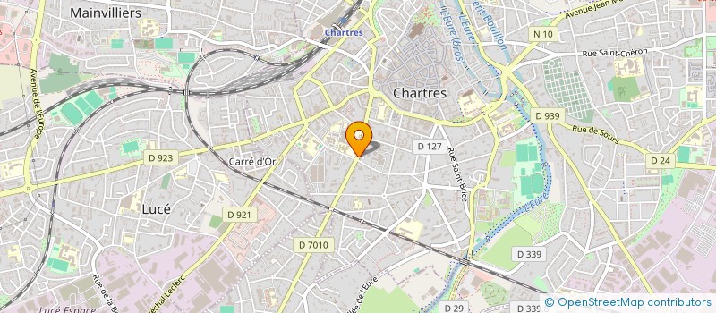 localisation de l'entreprise DIRECTION INTERDEPARTEMENTALE DE LA POLICE NATIONALE D’EURE-ET-LOIRE à CHARTRES