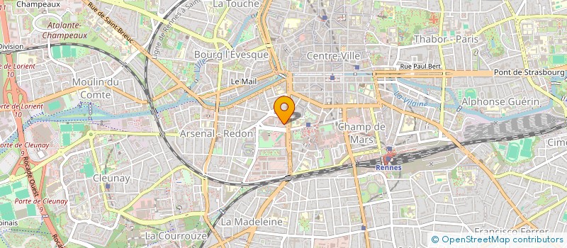 localisation de l'entreprise DIRECTION INTERDEPARTEMENTALE DE LA POLICE NATIONALE D’ILLE- ET-VILAINE à RENNES