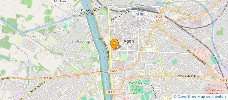 localisation de l'entreprise DIRECTION INTERDEPARTEMENTALE DE LA POLICE NATIONALE DU LOT-ET-GARONNE à AGEN