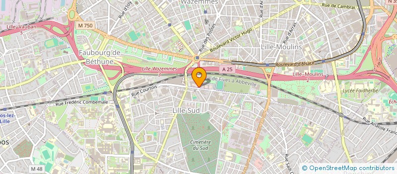 localisation de l'entreprise DIRECTION INTERDEPARTEMENTALE DE LA POLICE NATIONALE DU NORD à LILLE
