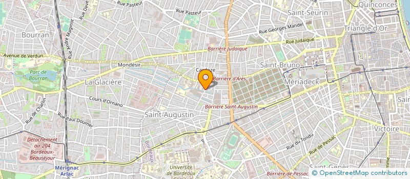localisation de l'entreprise DIRECTION INTERDEPARTEMENTALE DES ROUTES ATLANTIQUE à BORDEAUX