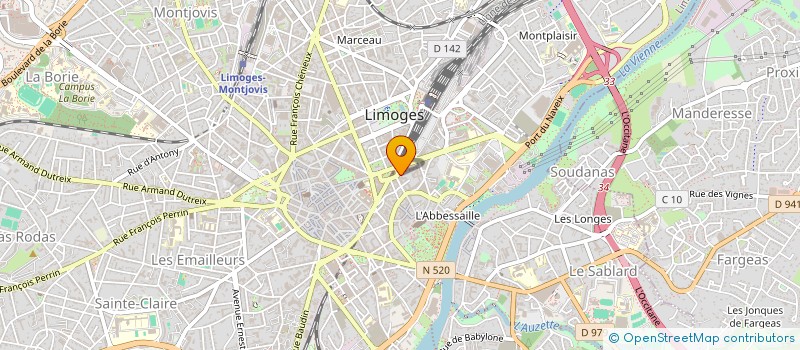 localisation de l'entreprise DIRECTION INTERDEPARTEMENTALE DES ROUTES CENTRE-OUEST à LIMOGES