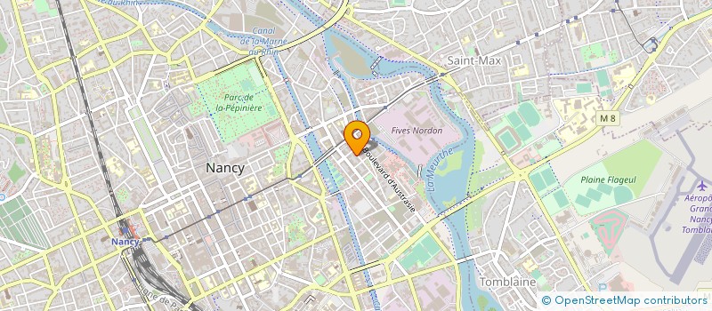 localisation de l'entreprise DIRECTION INTERDEPARTEMENTALE DES ROUTES EST à NANCY
