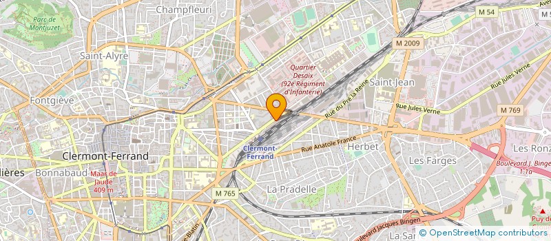 localisation de l'entreprise DIRECTION INTERDEPARTEMENTALE DES ROUTES MASSIF-CENTRAL à CLERMONT-FERRAND