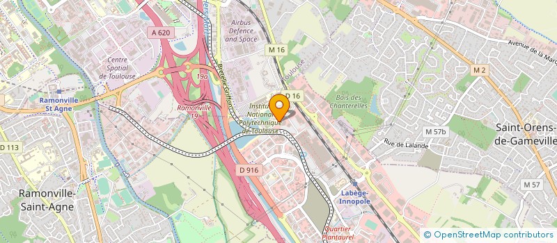 localisation de l'entreprise DIRECTION INTERREGIONALE DE LA PROTECTION JUDICIAIRE DE LA JEUNESSE SUD à LABEGE