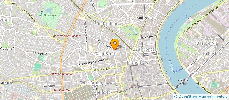 localisation de l'entreprise DIRECTION INTERREGIONALE DE LA PROTECTION JUDICIAIRE DE LA JEUNESSE SUD OUEST à BORDEAUX