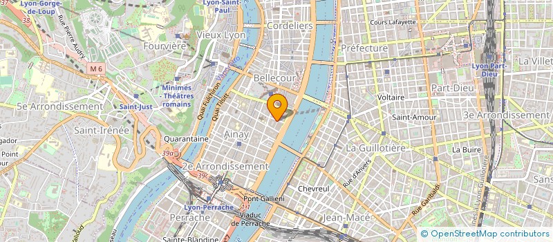 localisation de l'entreprise DIRECTION INTERREGIONALE DES DOUANES AUVERGNE-RHONE-ALPES  LYON